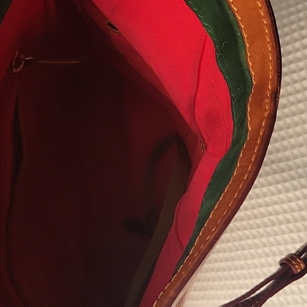 Dooney & Bourke Tan Leather Duffel Bag - Picture 4 of 4